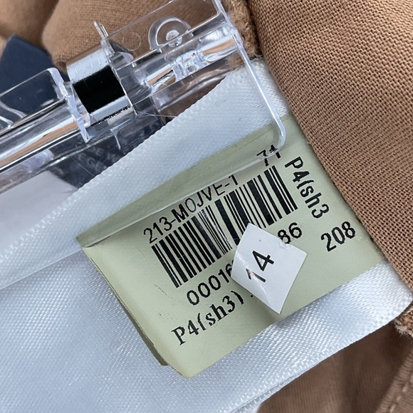 NWT GAP Downtown Khaki Pants Women 8 Mojave Mid Rise Stretch Chino Garment Dyed - Picture 9 of 10